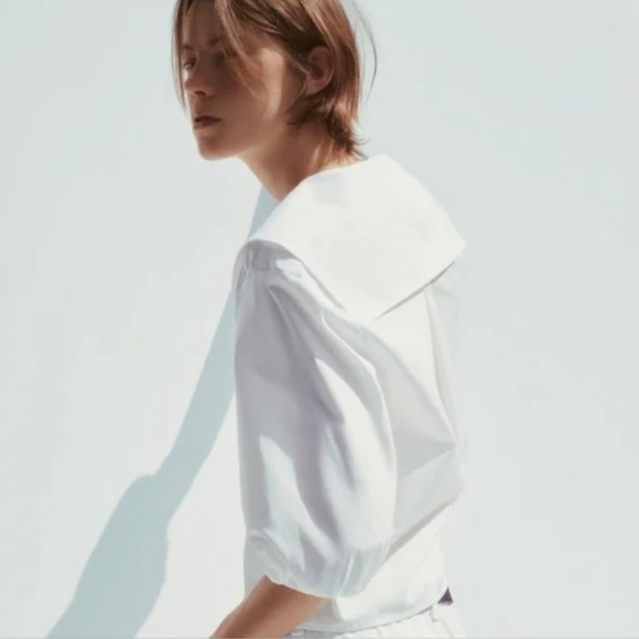 Zara Bib collar poplin Short (XS) - Picture 6 of 6